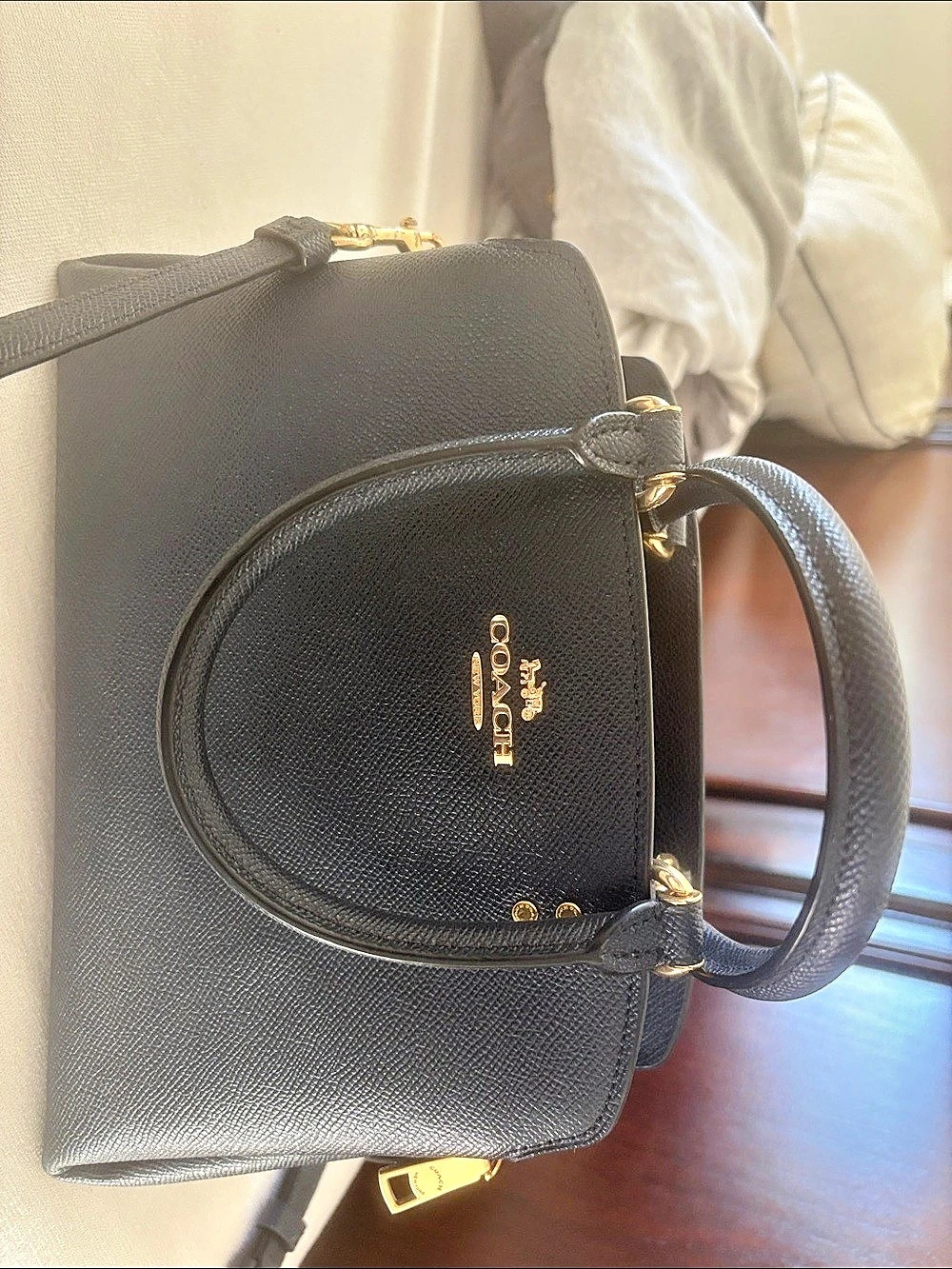 Coach Mini Sierra Satchel Black Satchel